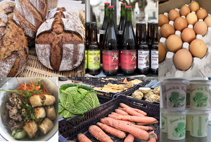 Tous les 2ème dimanches du mois, marché de producteurs à Chaussy.